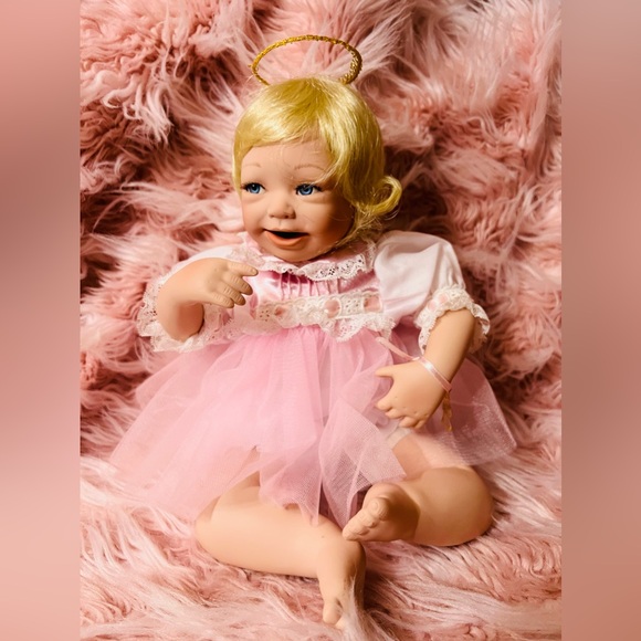 Ashton Drake Galleries 1994 vintage Ballerina tutu Halo Porcelain Doll - Picture 1 of 8